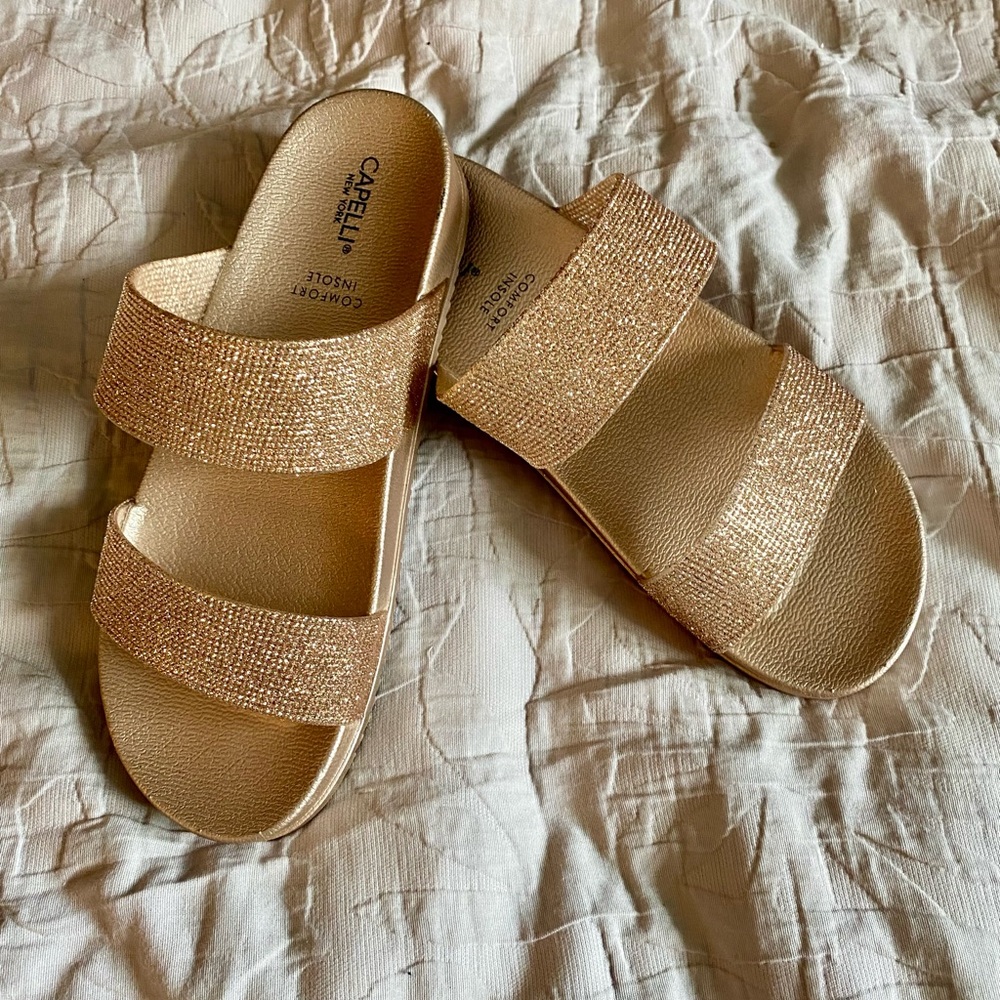 Gold Capelli Sandals gently used in great condition.